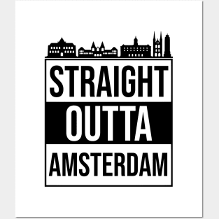 Straight Outta Amsterdam, Holland Posters and Art